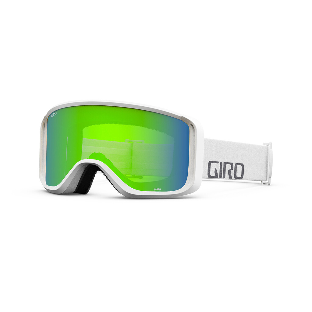 Giro Eyewear - Sagen Goggle - white wordmark;loden green S2;+S0
