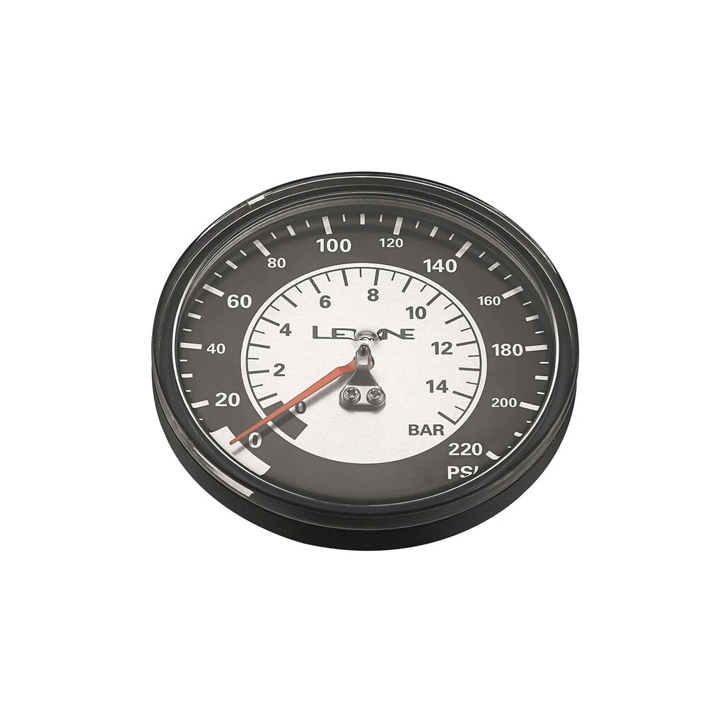 Lezyne - 220 PSI Gauge 3.5" - black/silver