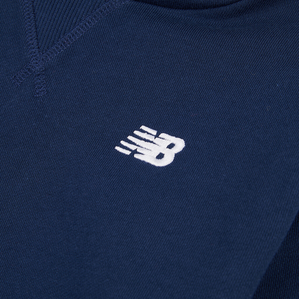 New Balance - B New Balance French Terry Small Logo Hoodie - nb navy