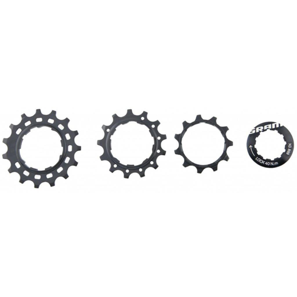 Sram - Cassette Cog Set PG1210/1230 11/13/15T/Lockring - N/A