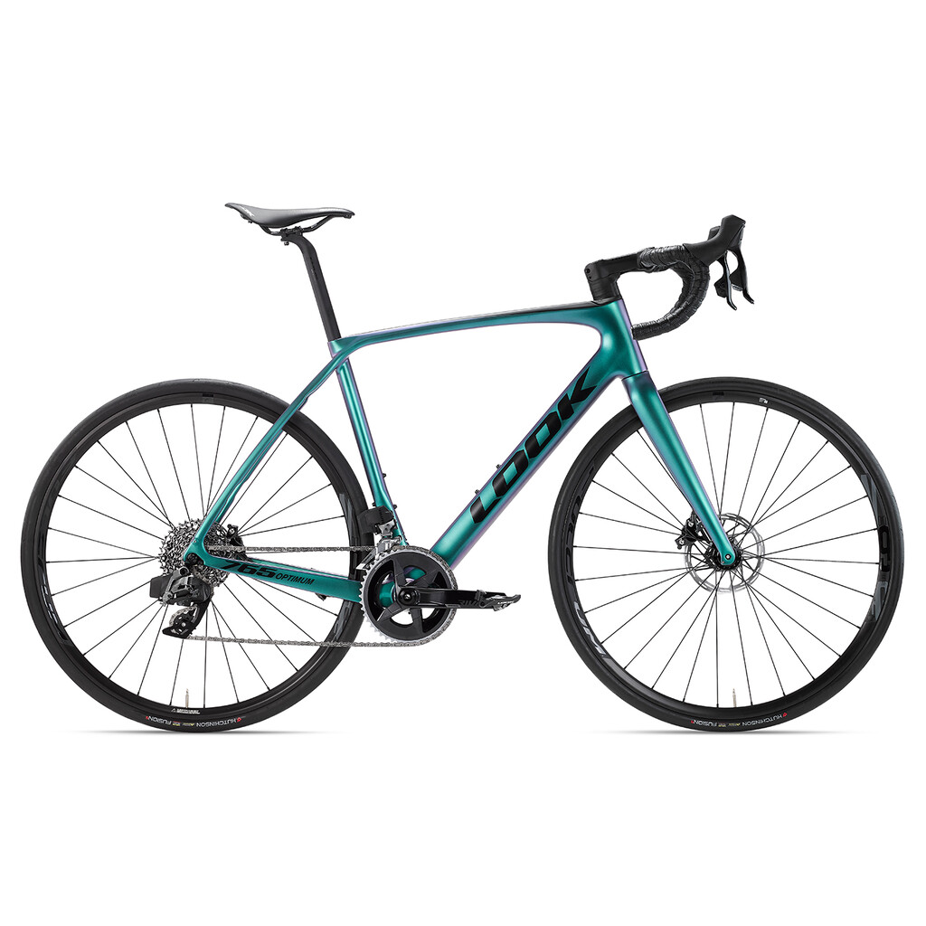 Look - Bike 765 Optimum 2 Disc Brakes RIVAL ETAP 2X12 - chameleon green blue