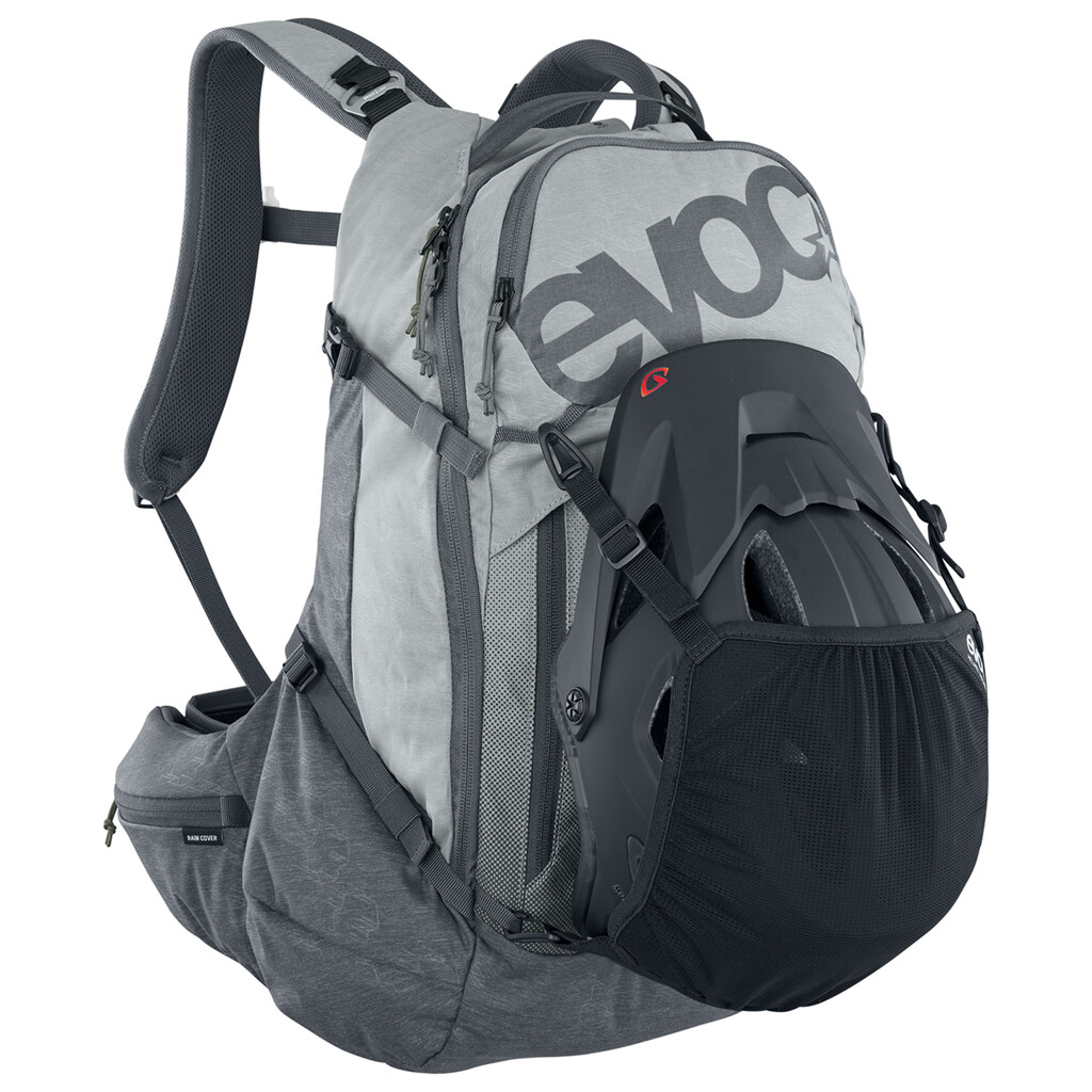 Evoc - Trail Pro 26L Backpack - stone/carbon grey