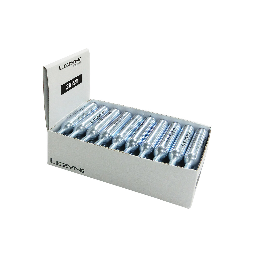 Lezyne - 25G CO2 Countertop Box - silver