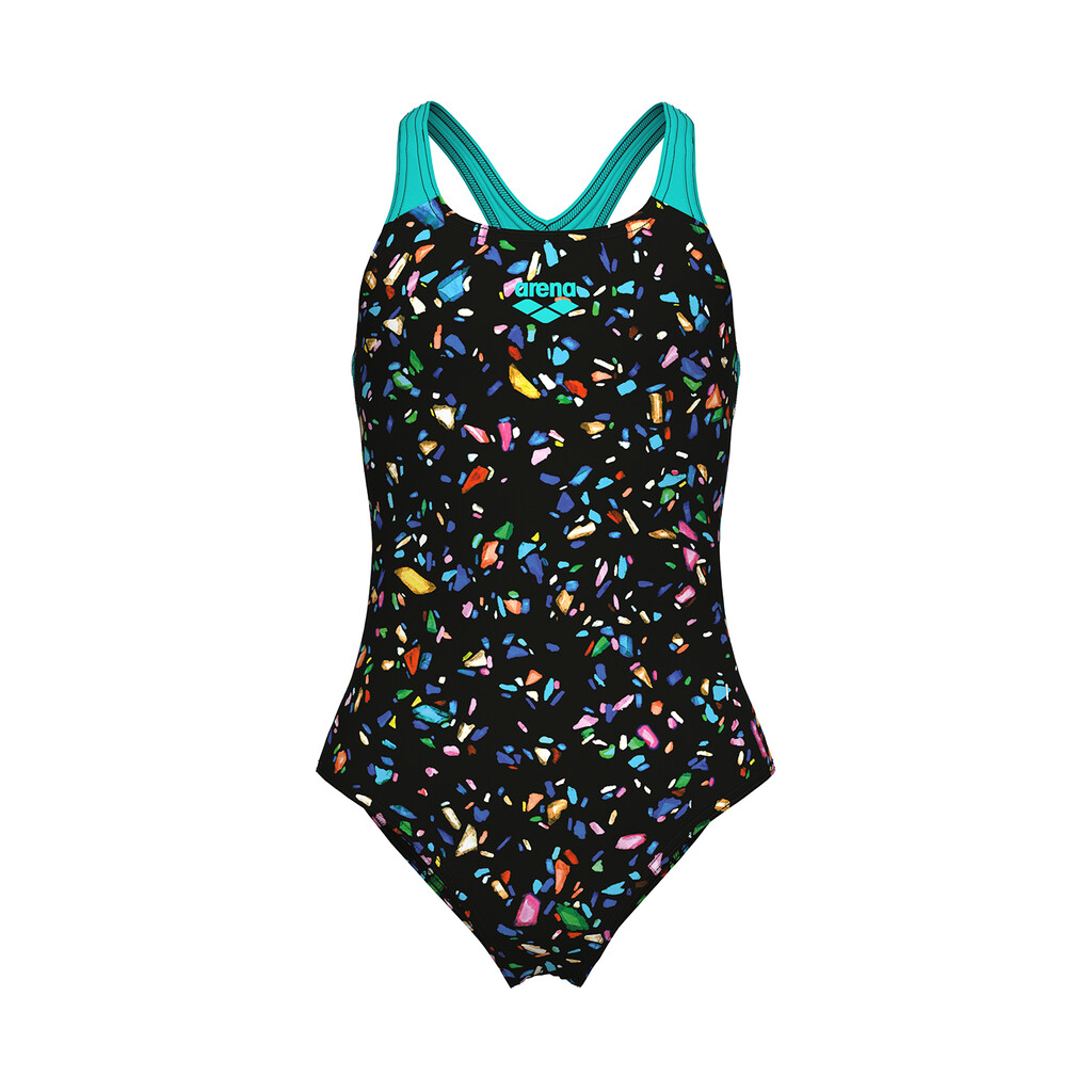 Arena - G Arena Confetti Swimsuit Swim Pro Back - black multi/water