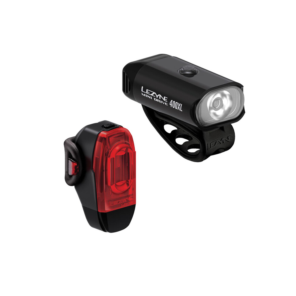 Lezyne - Mini Drive 400Xl / Ktv Drive+ Pair - black