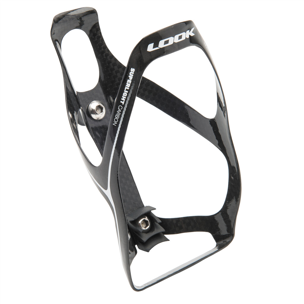 Look - CARBON BOTTLE CAGE SUPERLIGHT - black shiny - one size