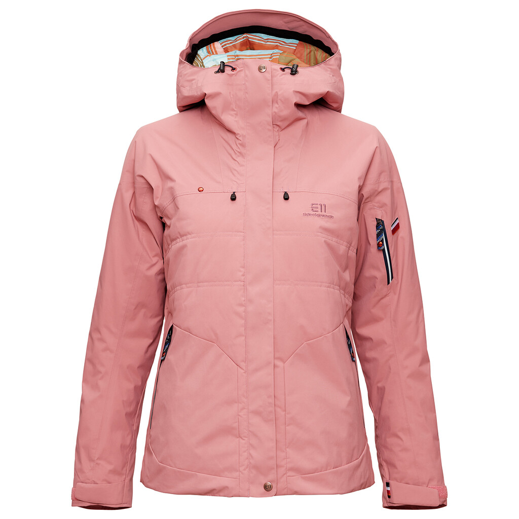 Elevenate - W St Moritz Jacket  - dark strawberry