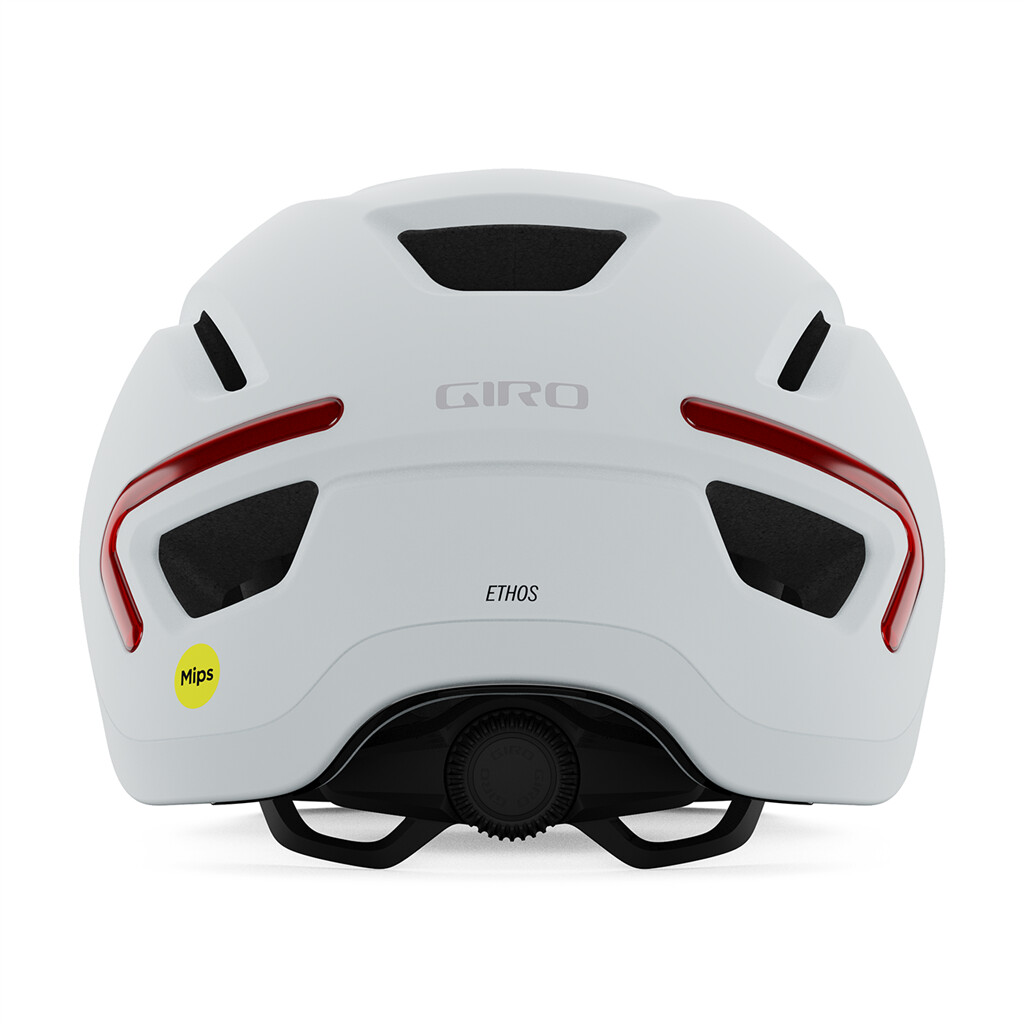 Giro Cycling - Ethos LED Shield MIPS Helmet - matte chalk