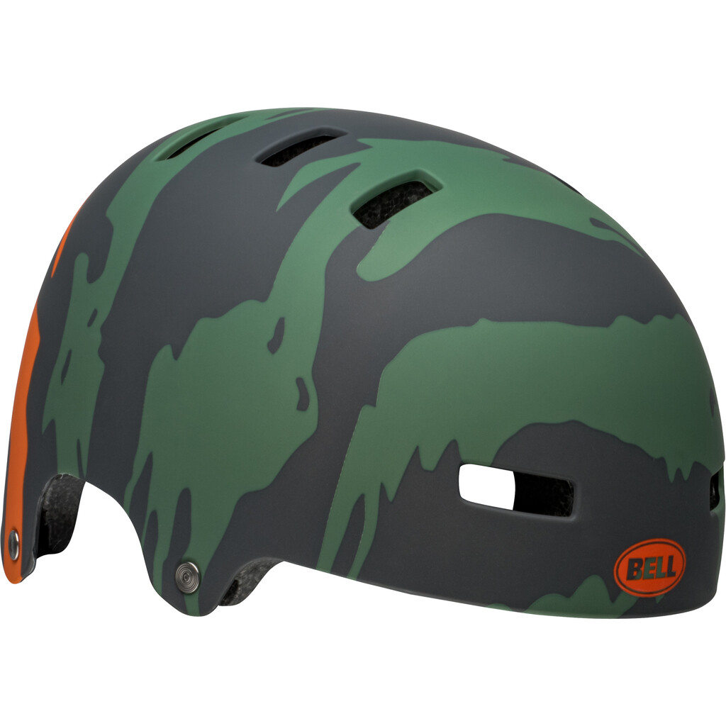 Bell - Span Helmet - matte green/orange ravine