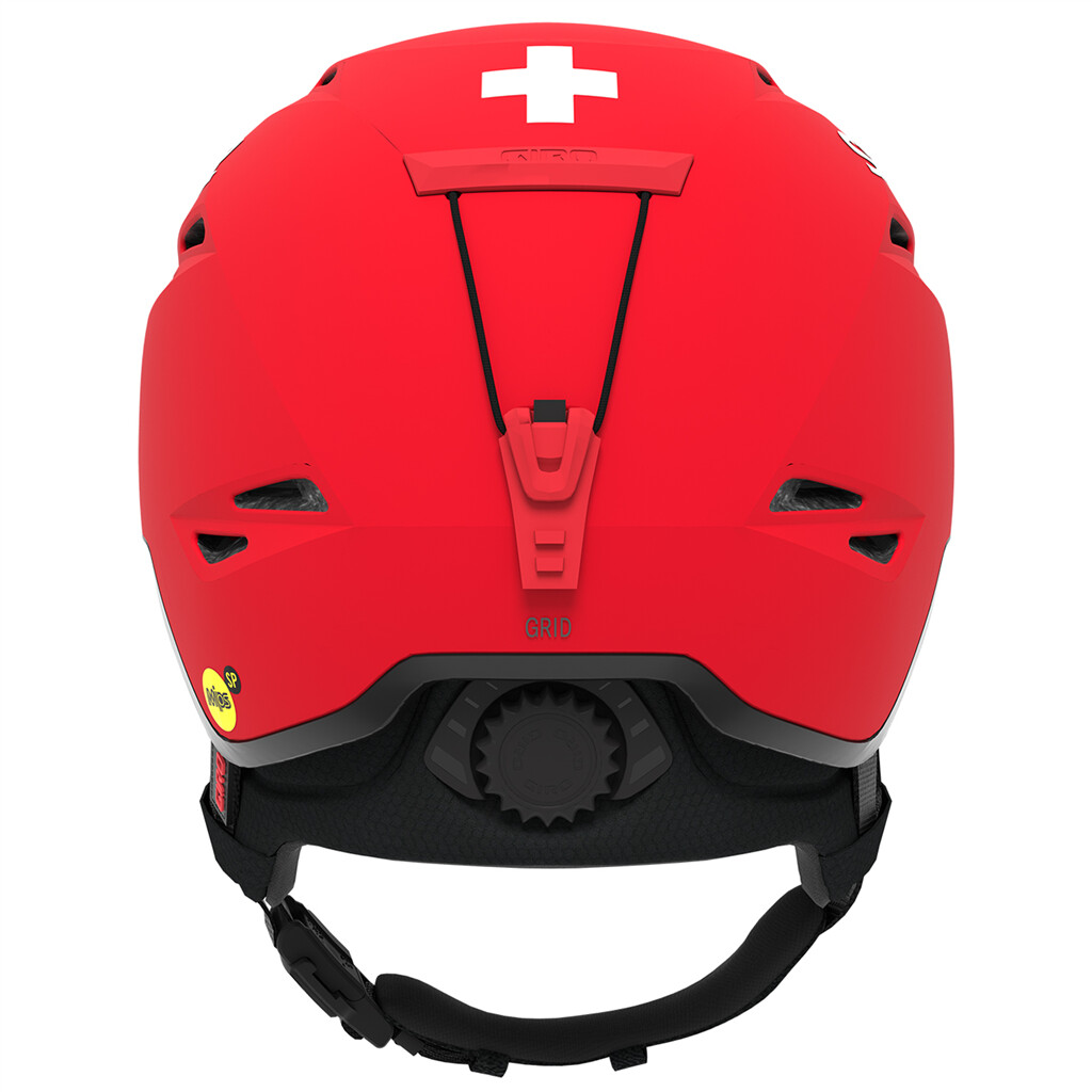 Giro Snow - Grid Spherical MIPS Helmet - matte bright red patrol