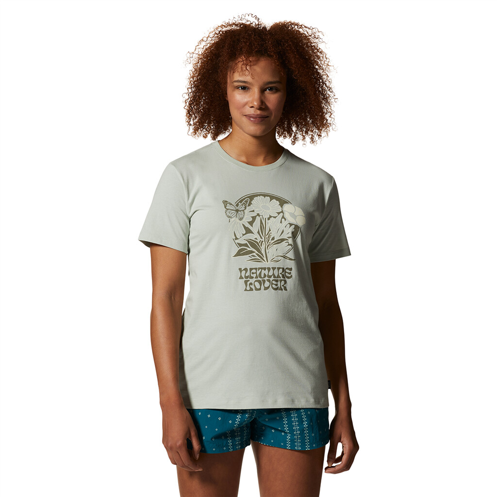 Mountain Hardwear - W Nature Lover™ Short Sleeve Tee - cactus white 384