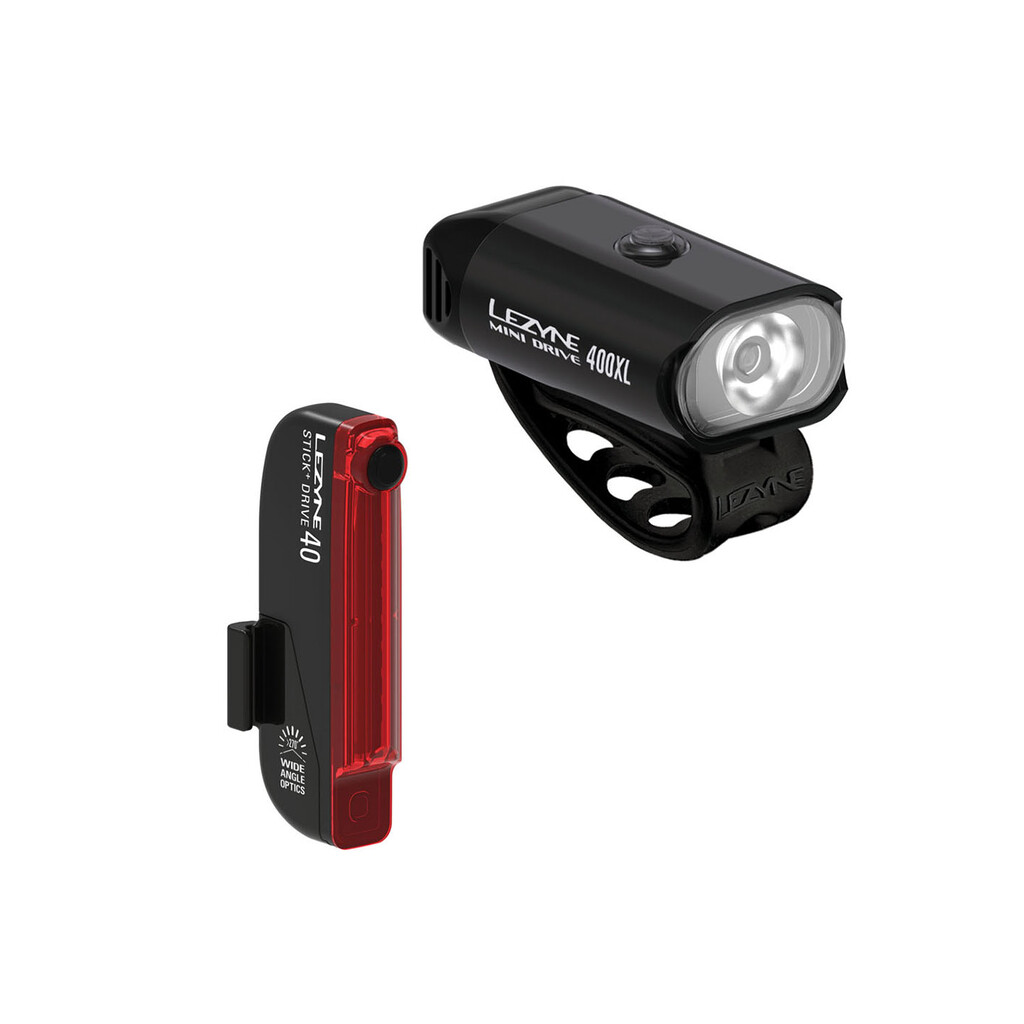 Lezyne - Mini Drive 400XL / Stick+ Drive Pair - black