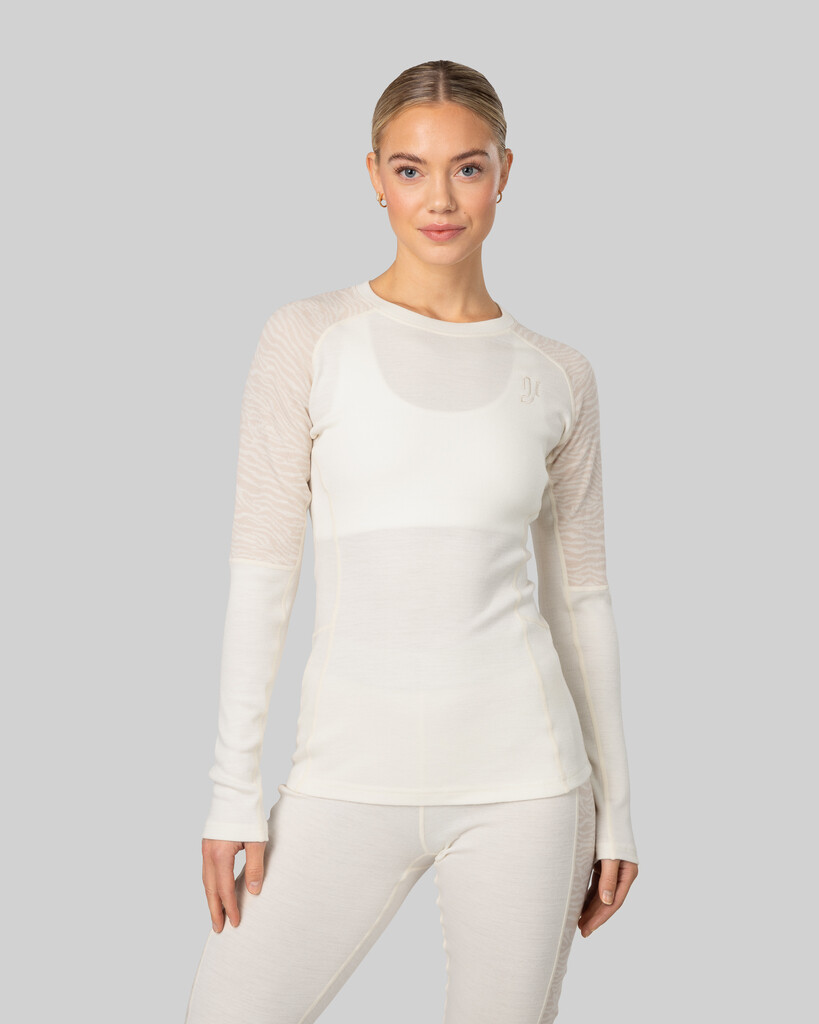 Johaug - Elevate Wool Long Sleeve - tofu white