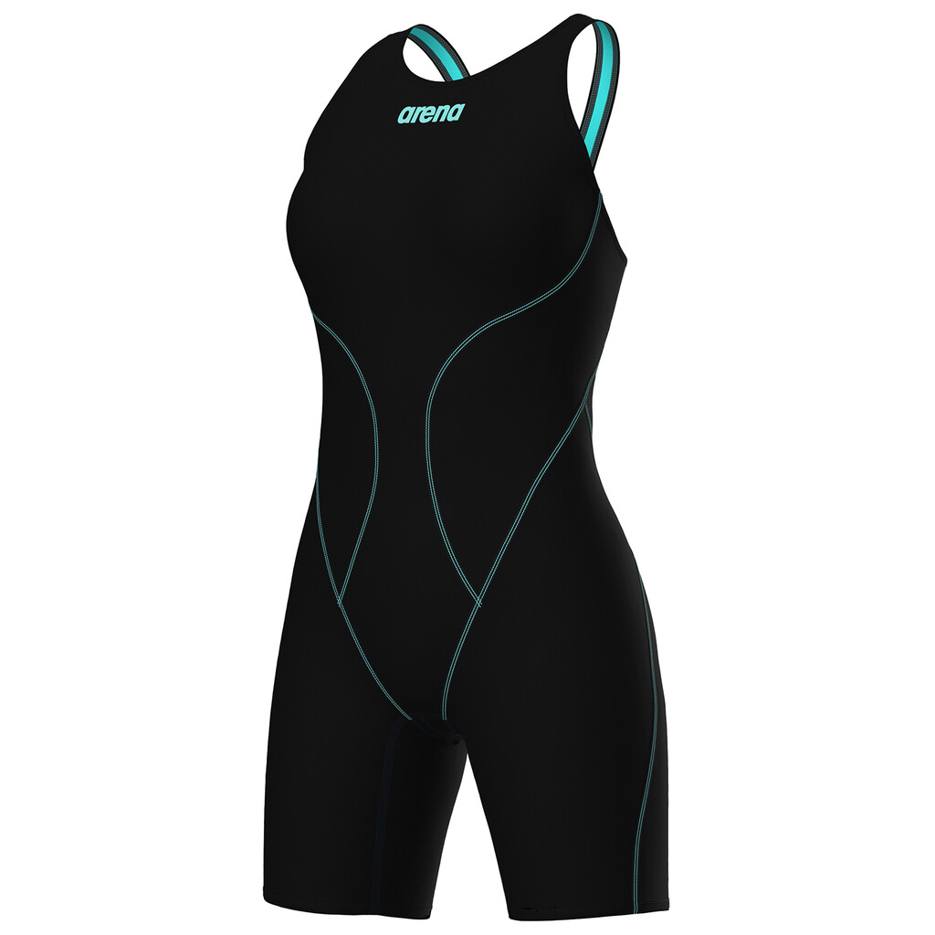 Arena - W Powerskin Impulso Ob - black/teal