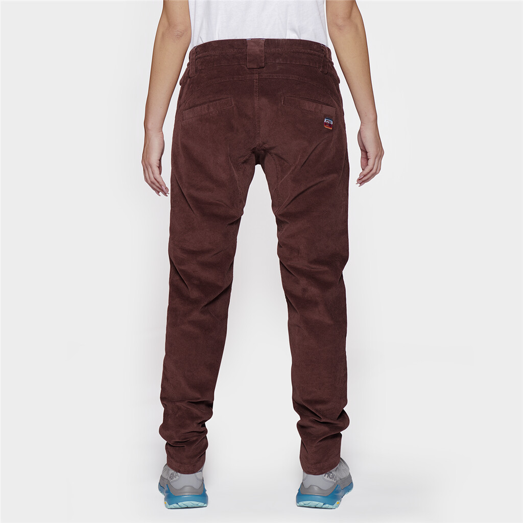 Elevenate - W Après Cord Pants - maroon brown