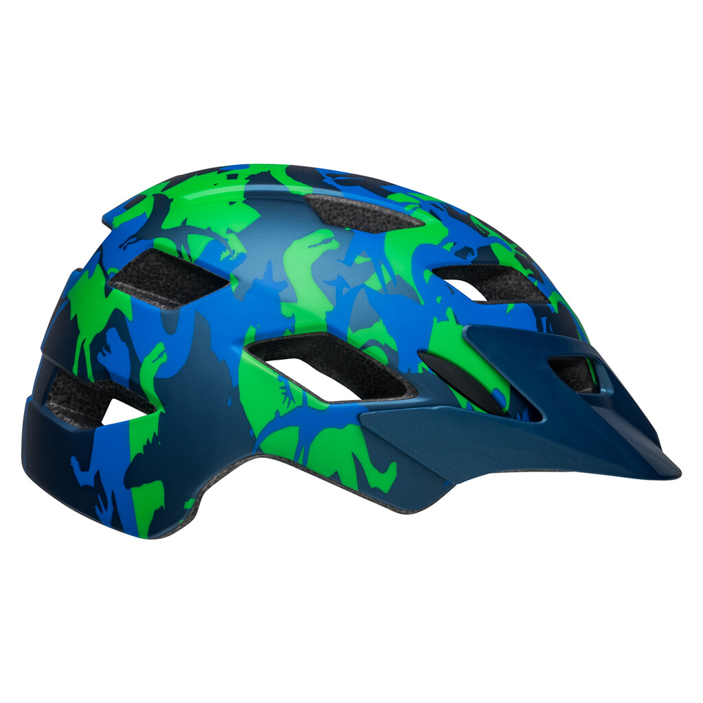 Bell - Sidetrack Youth MIPS Helmet - matte blue camosaurus