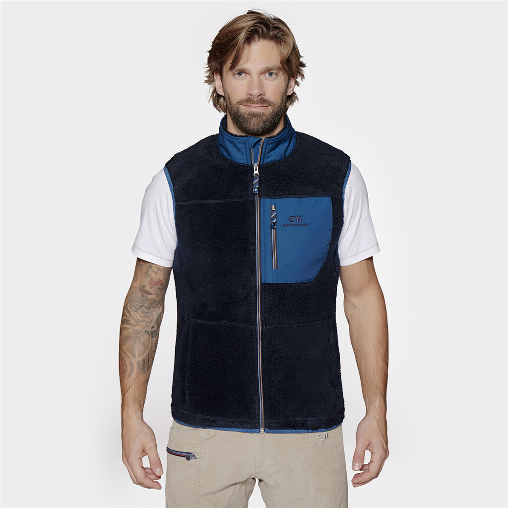 Elevenate - M Glacier Pile Vest - dark navy