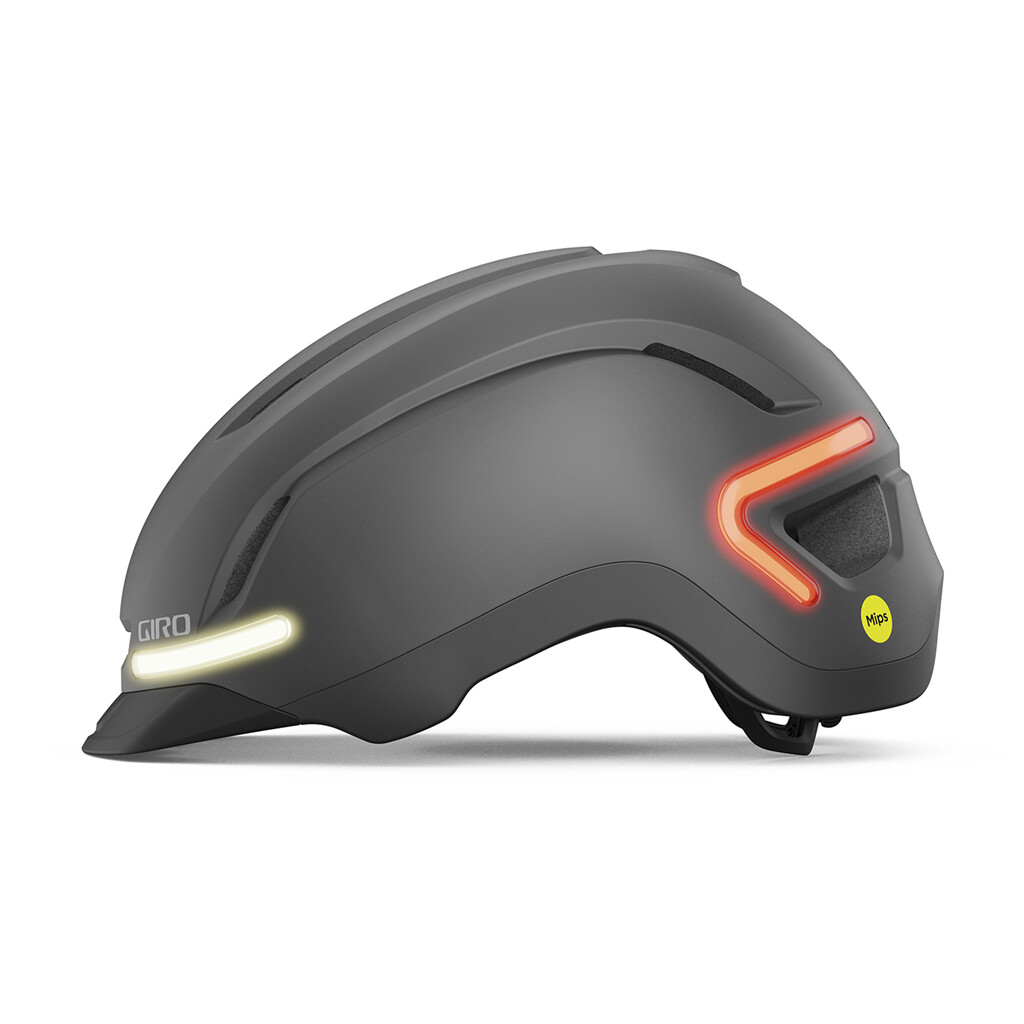 Giro Cycling - Ethos LED MIPS Helmet - matte graphite