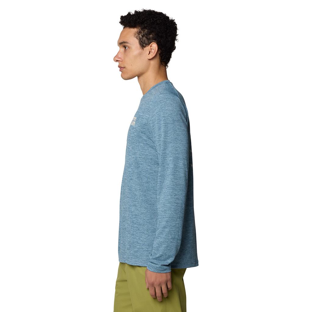 Mountain Hardwear - M Sunblocker™ Long Sleeve - adriatic blue heather 444