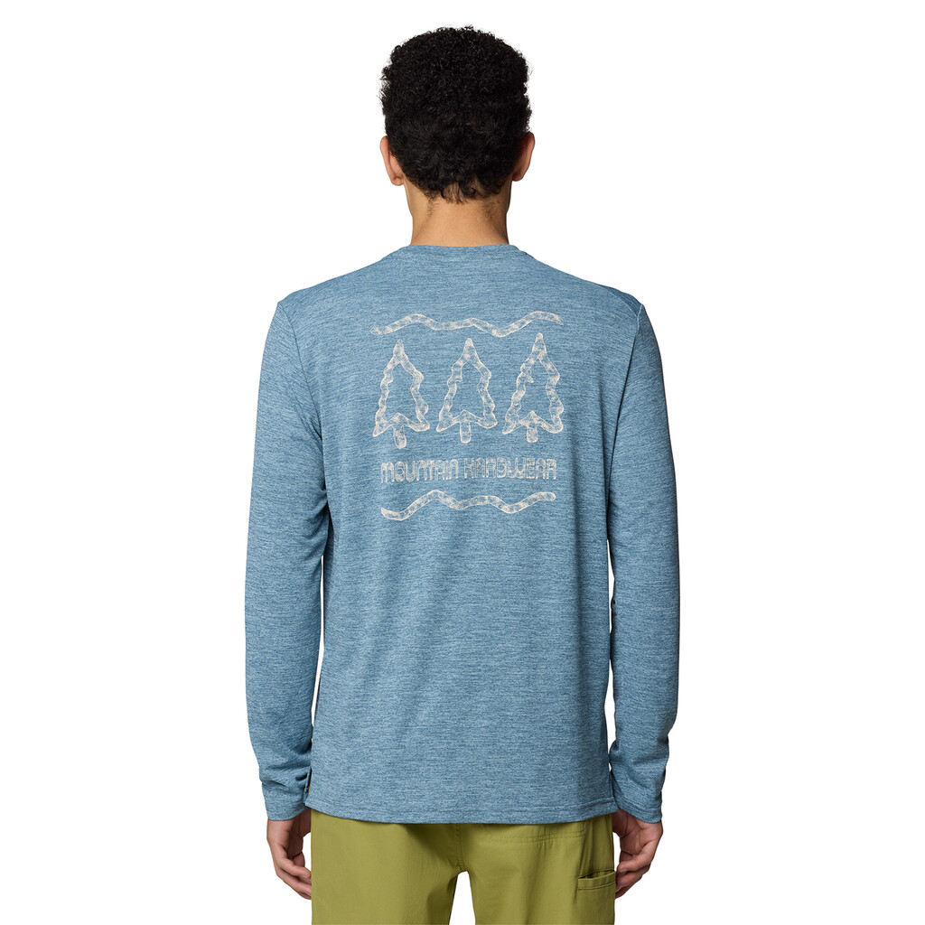 Mountain Hardwear - M Sunblocker™ Long Sleeve - adriatic blue heather 444