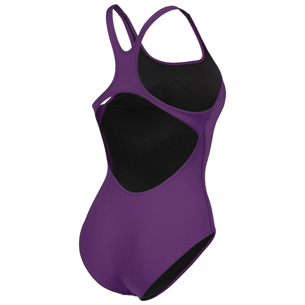 Arena - W Team Swimsuit Swim Pro Solid - plum/white