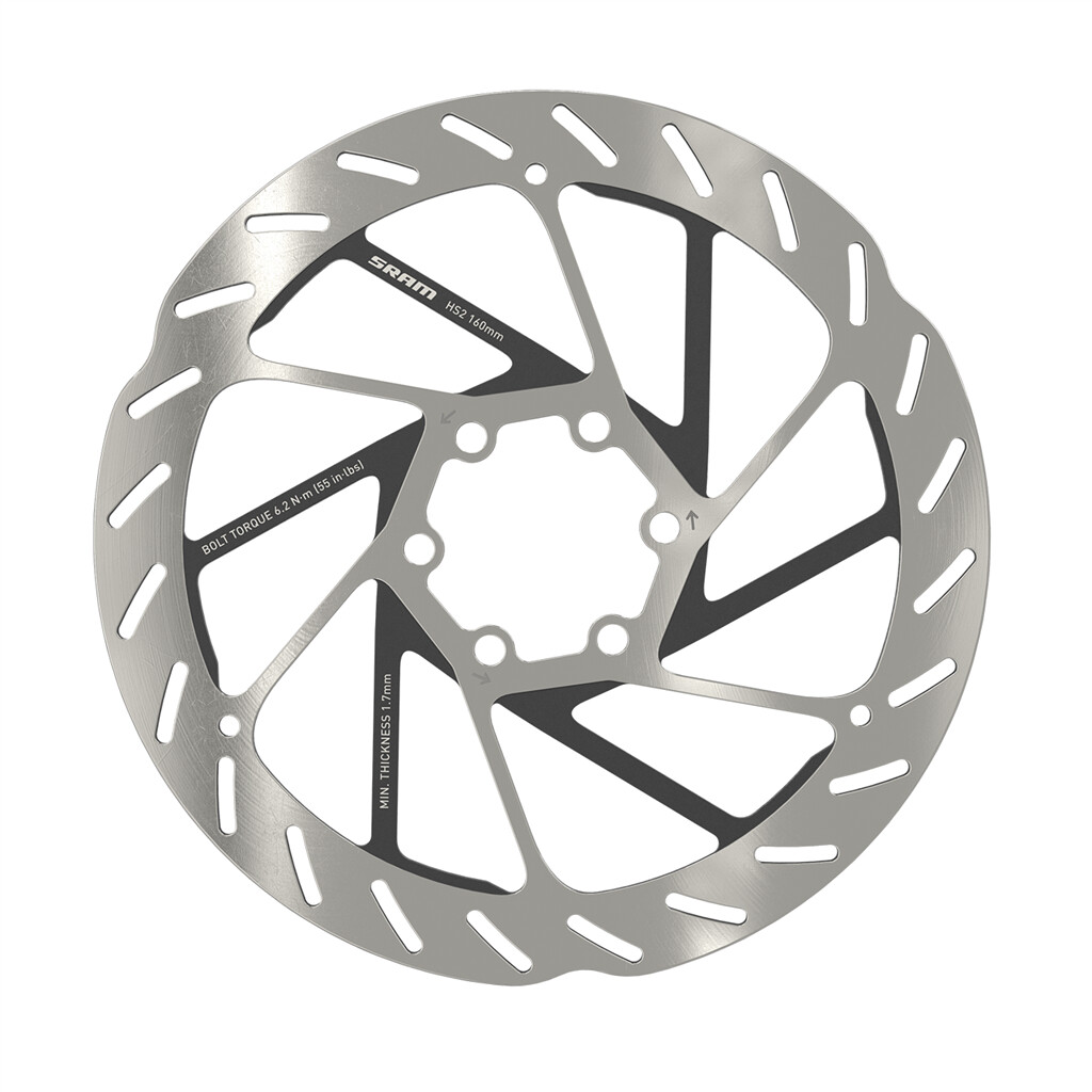 Sram - Rotor HS2 Rounded 6-bolt 160mm - N/A