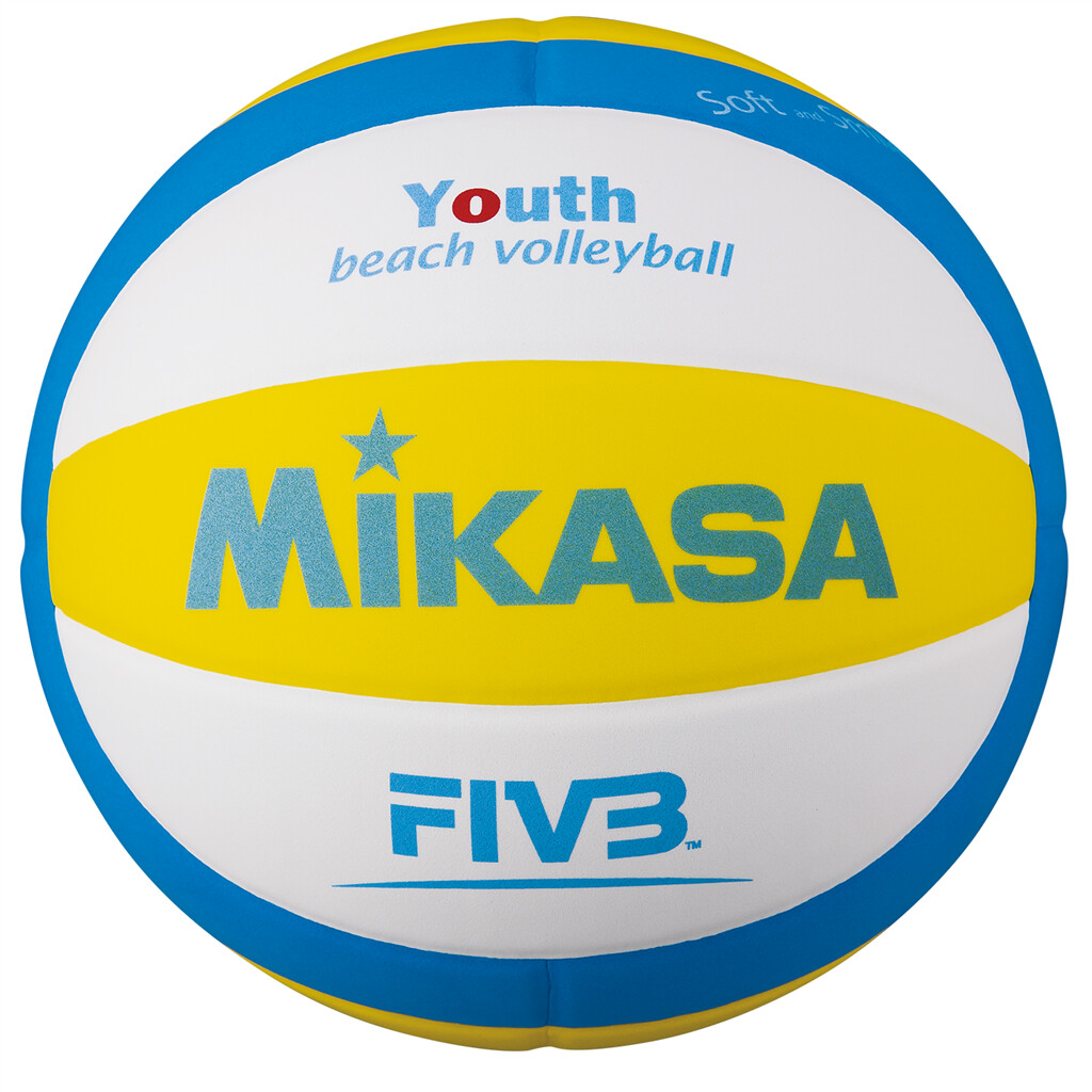 Mikasa - Beach Volleyball SBV - yellow/light blue/white