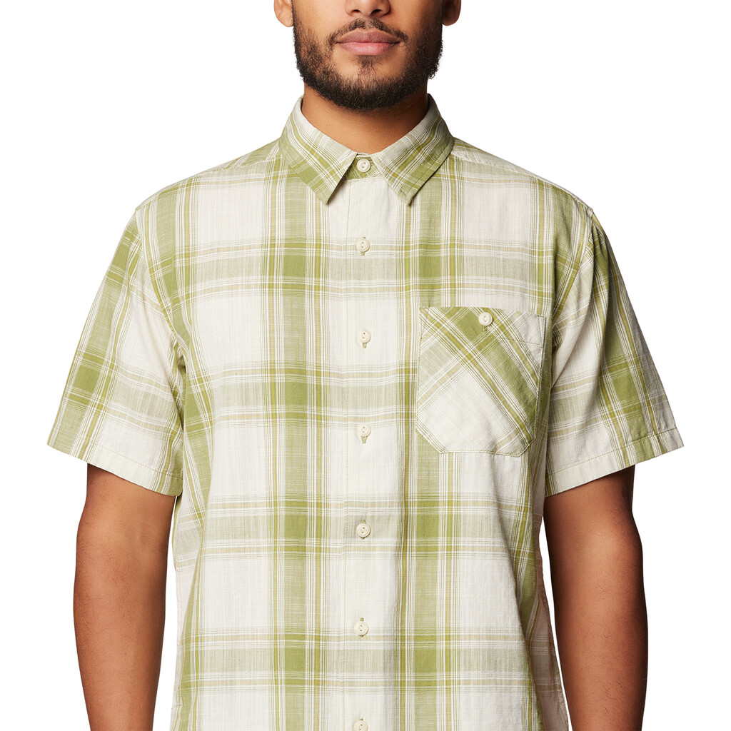 Mountain Hardwear - M Cottonwood™ Lite Short Sleeve Shirt - light cactus convoy plaid 338