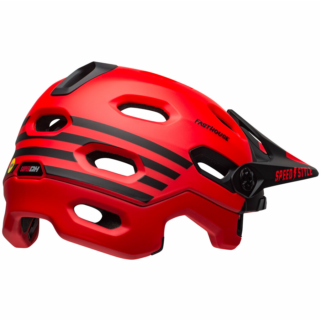 Bell - Super DH Spherical MIPS Helmet - matte red/black fasthouse