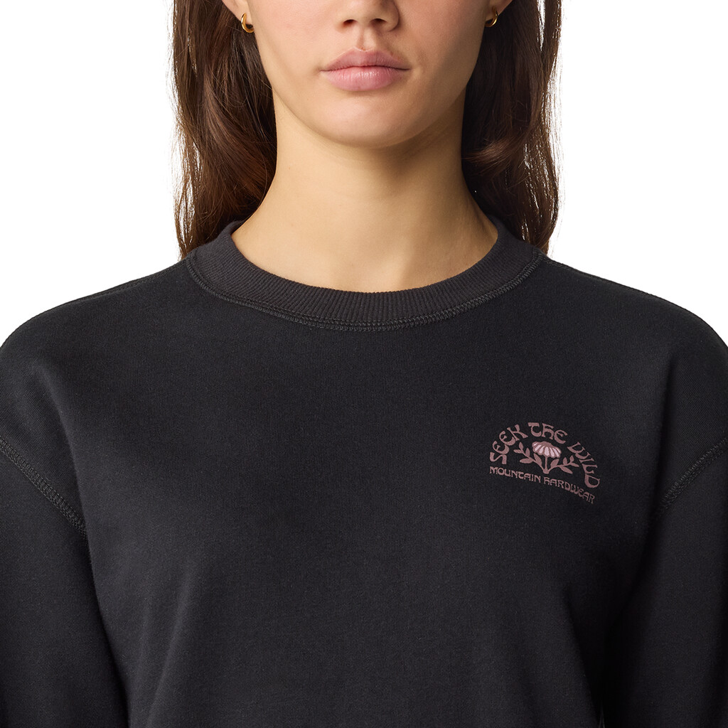 Mountain Hardwear - W Seek Floral™ Pullover Crew - black 010