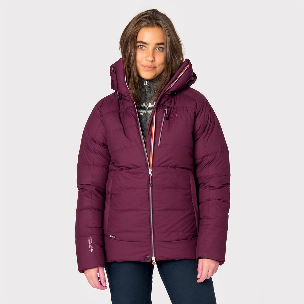 Elevenate - W Combin Down Jacket - aubergine