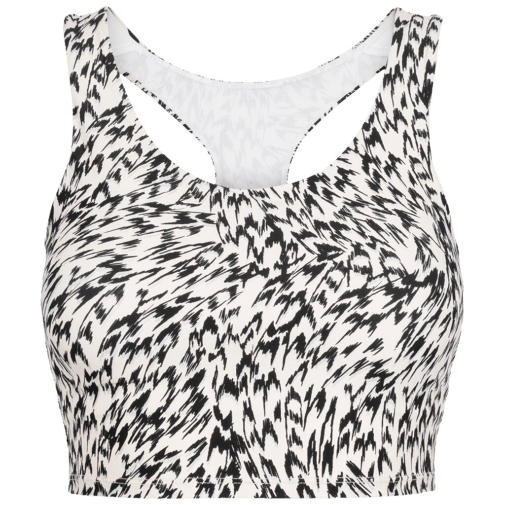 Johaug - Elevated Performance Top - tofu white/black print