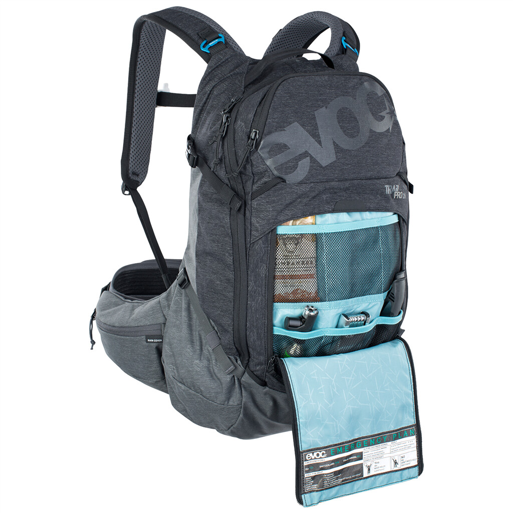 Evoc - Trail Pro 26L Backpack - black/carbon grey