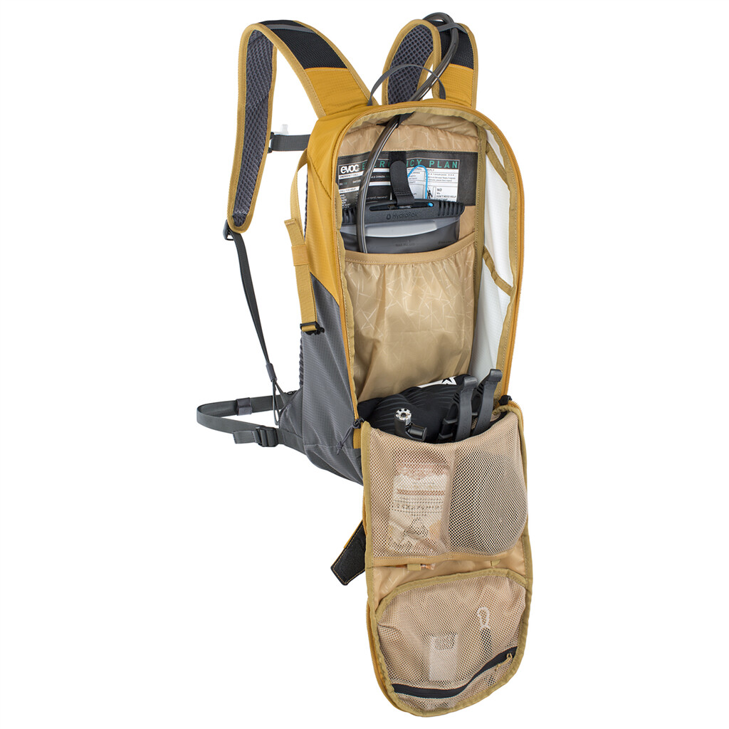 Evoc - Ride 8L + 2L Bladder Backpack - loam/carbon grey