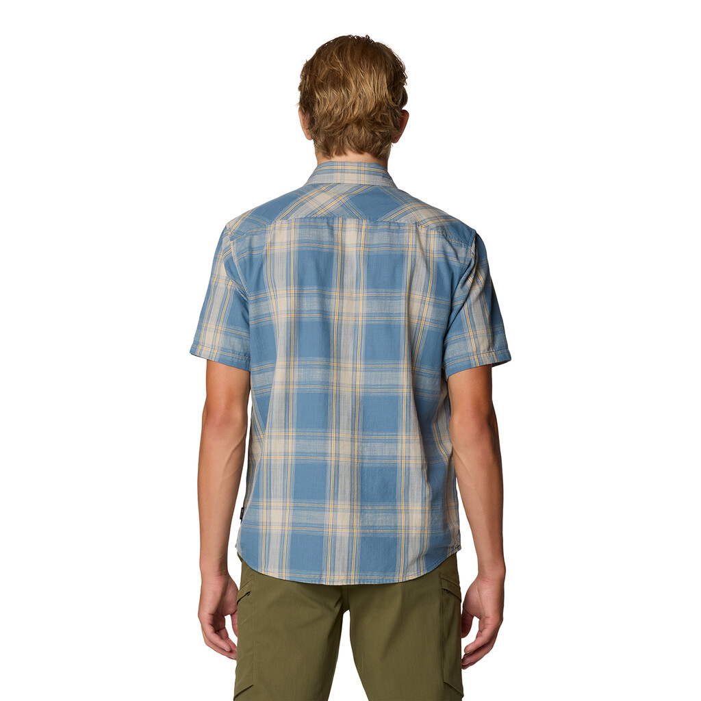 Mountain Hardwear - M Cottonwood™ Lite Short Sleeve Shirt - adriatic blue convoy plaid 444