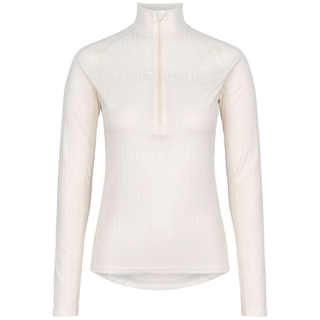 Johaug - Rib Tech Half Zip - tofu white