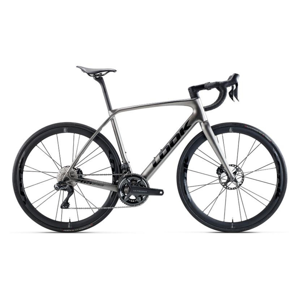 Look - Bike 765 Optimum 2 Disc Brakes ULTEGRA DI2 2X12 - charcoal metallic black satin