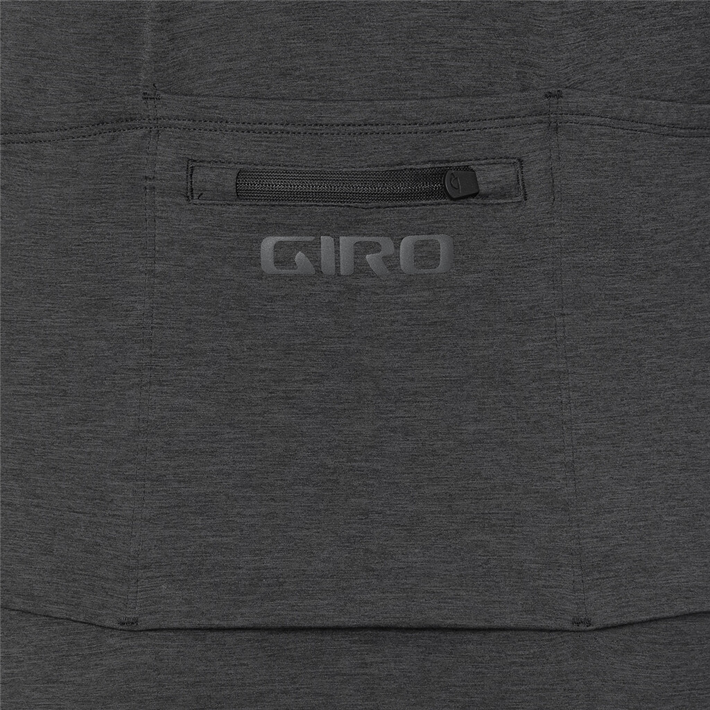 Giro Textil - M New Road LS Jersey - charcoal heather