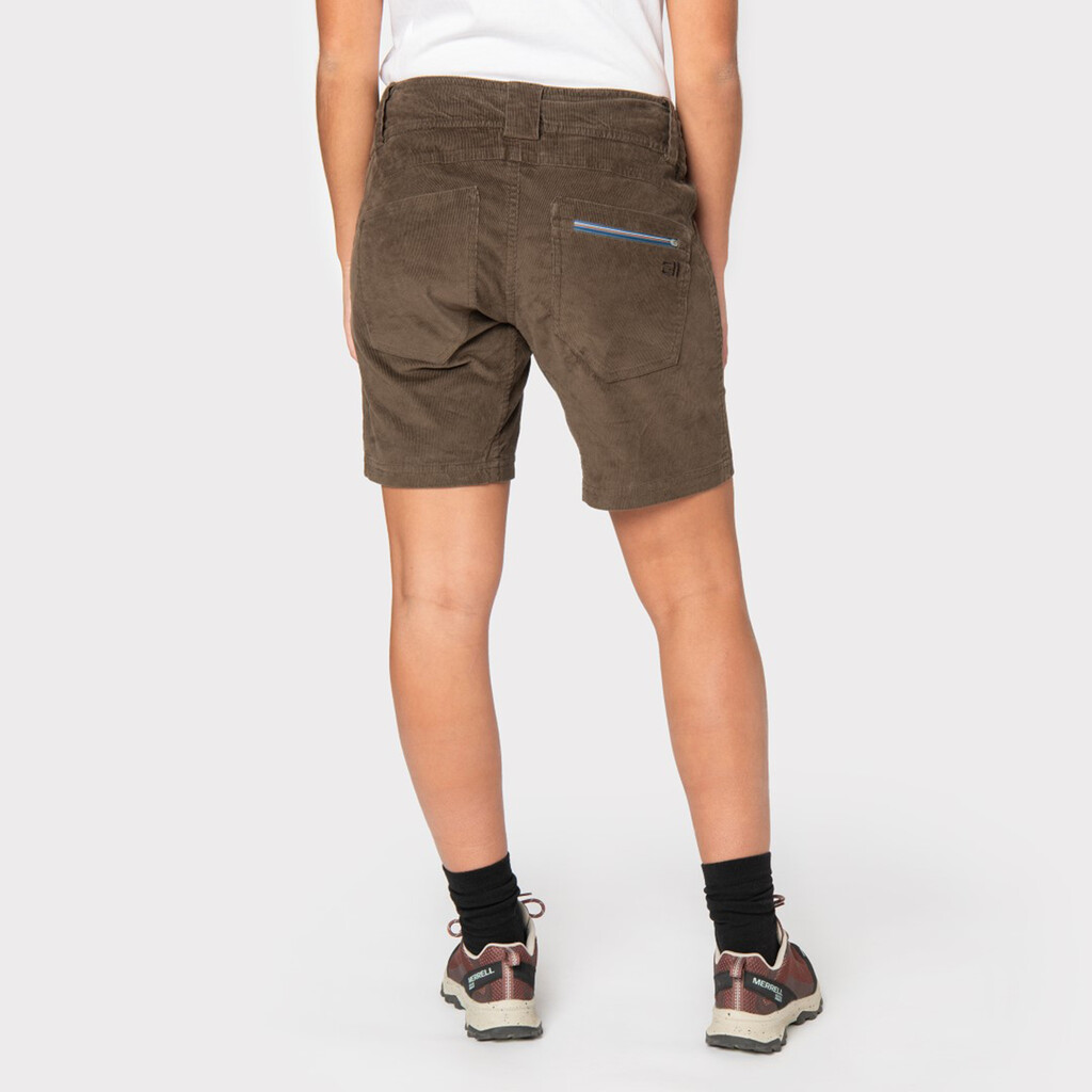 Elevenate - W Après Cord Shorts - shiitake brown