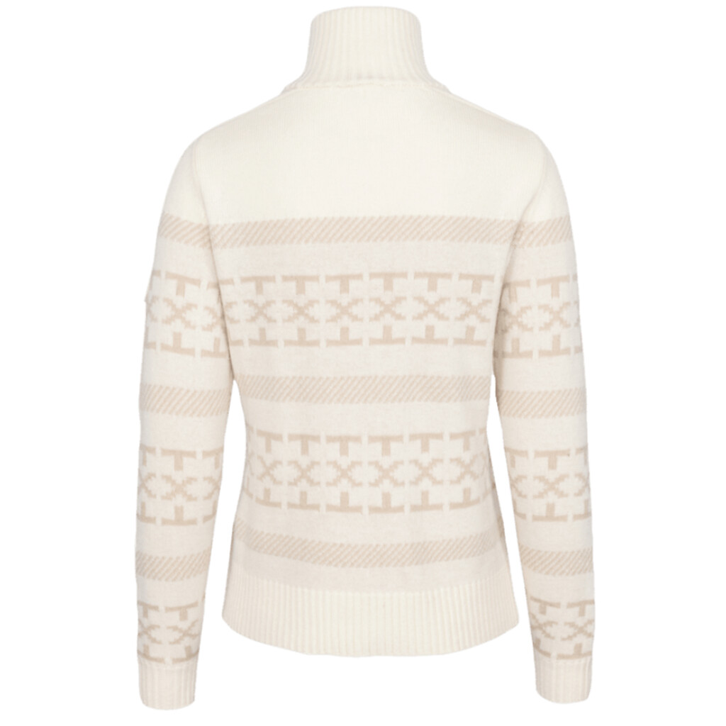 Johaug - Dalsbygda Woolmix Halfzip Sweater - tofu white