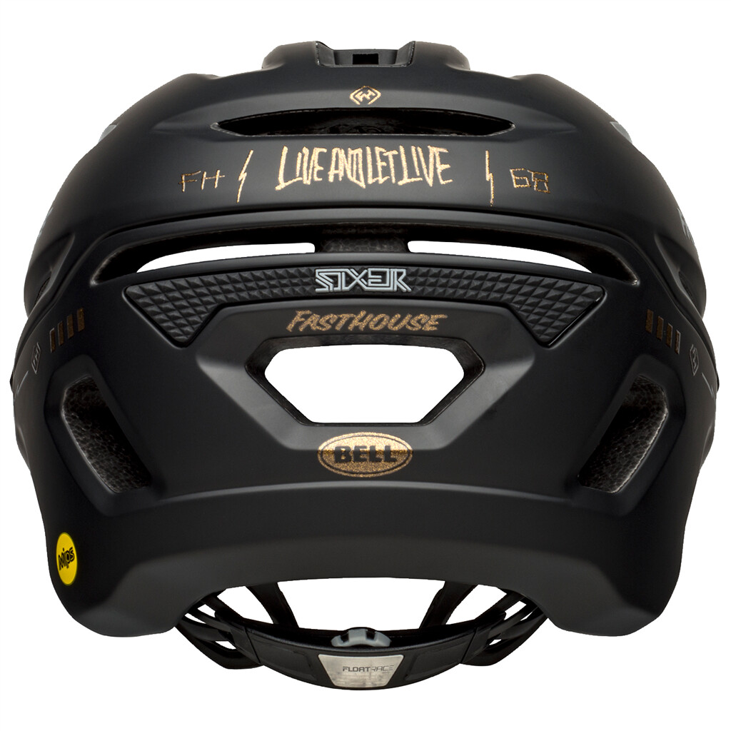 Bell - Sixer MIPS Helmet - matte/gl black/gold fasthouse