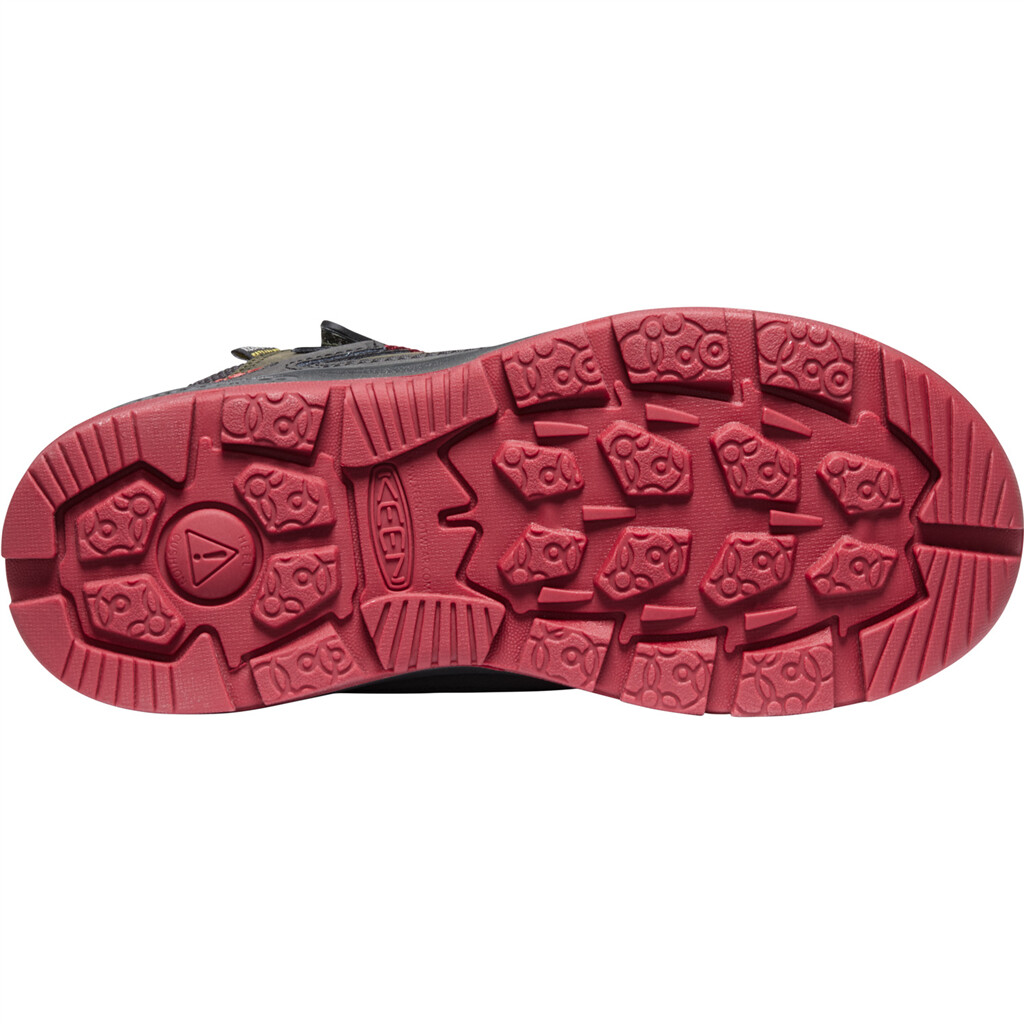 KEEN - Y Redwood Mid WP - steel grey/red dahlia