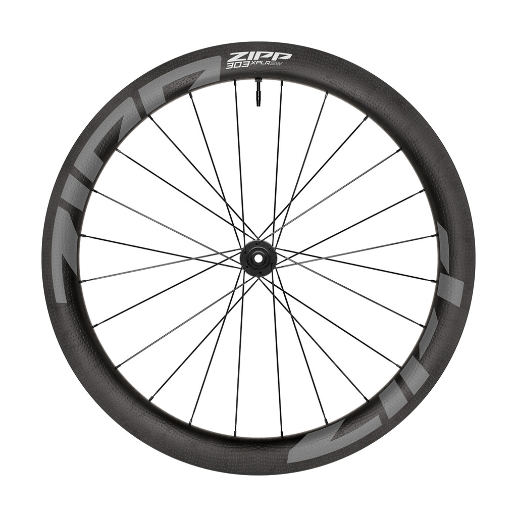 Zipp - 303 XPLR SW Tubeless Disc-Brake Front Wheel	 - black carbon