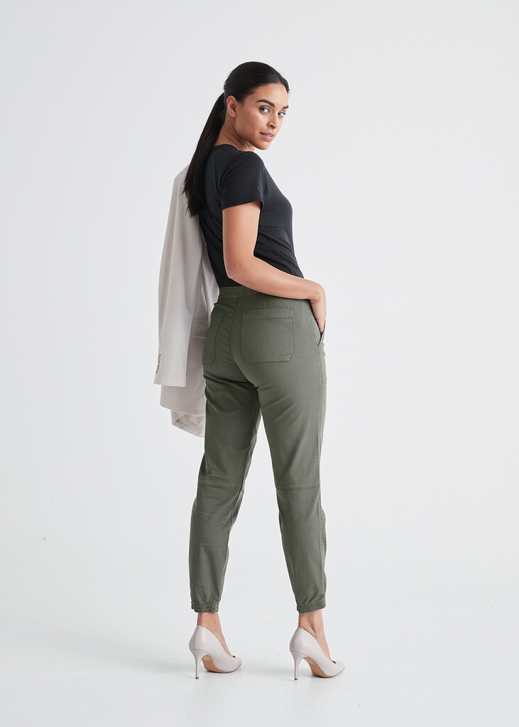 DU/ER - W Live Free High Rise Jogger - thyme