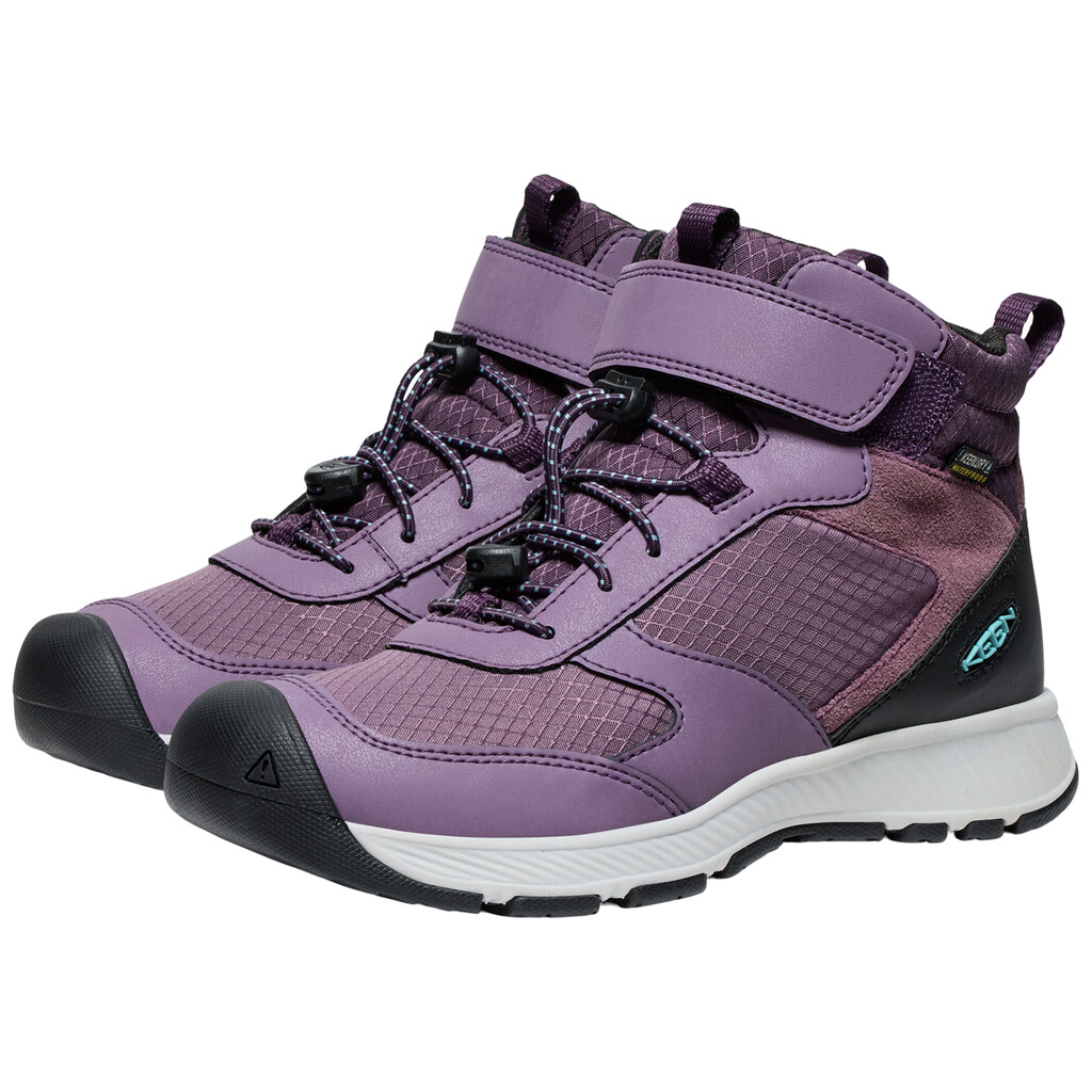 KEEN - Y Skua Mid WP - black plum/plum perfect