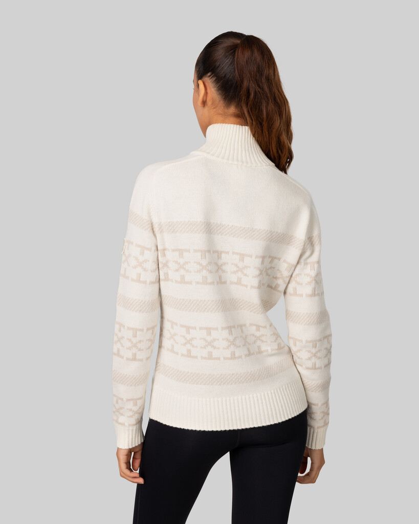 Johaug - Dalsbygda Woolmix Halfzip Sweater - tofu white