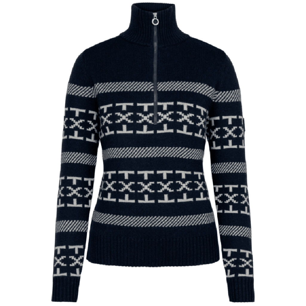 Johaug - Dalsbygda Woolmix Halfzip Sweater - dark blue