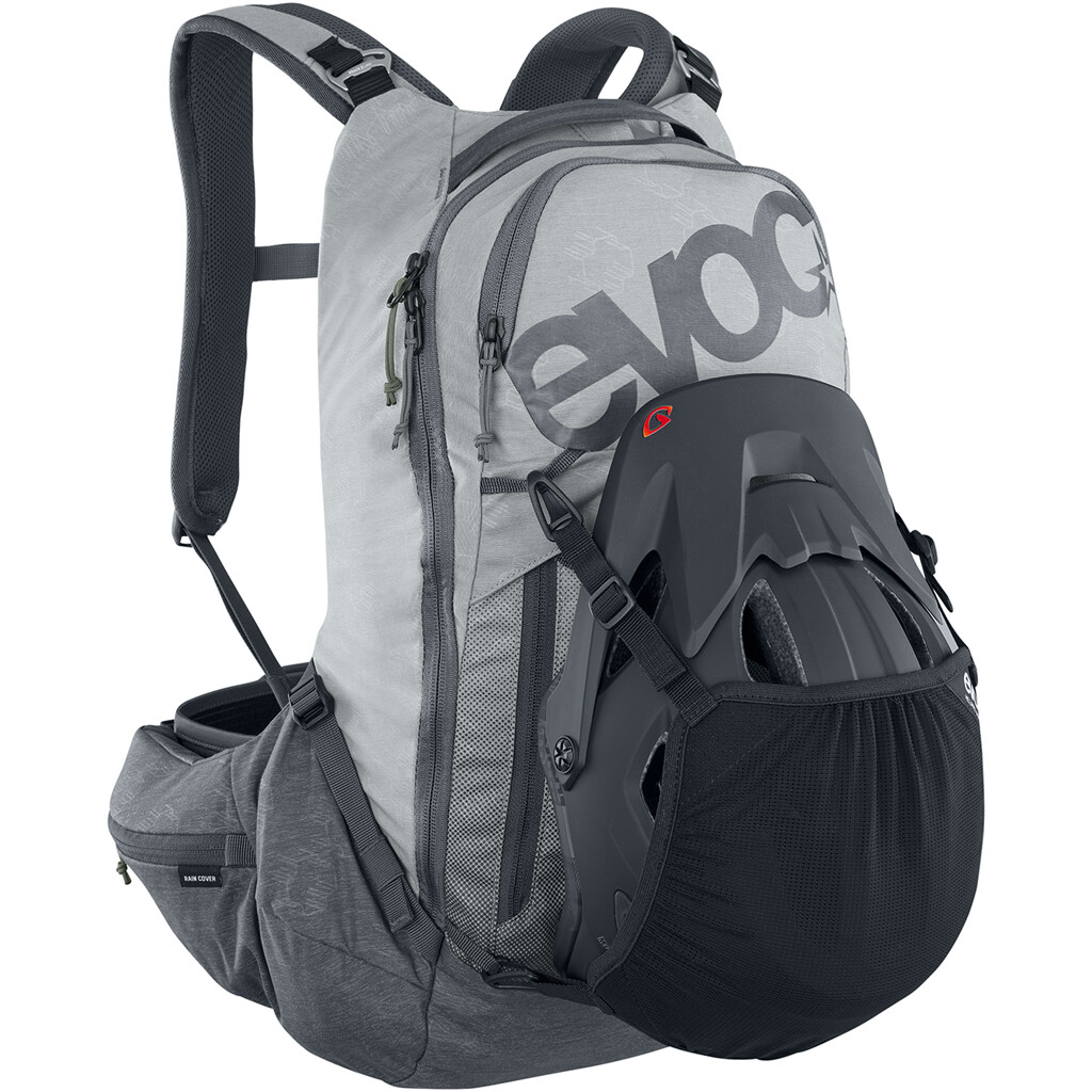 Evoc - Trail Pro 16L Backpack - stone/carbon grey