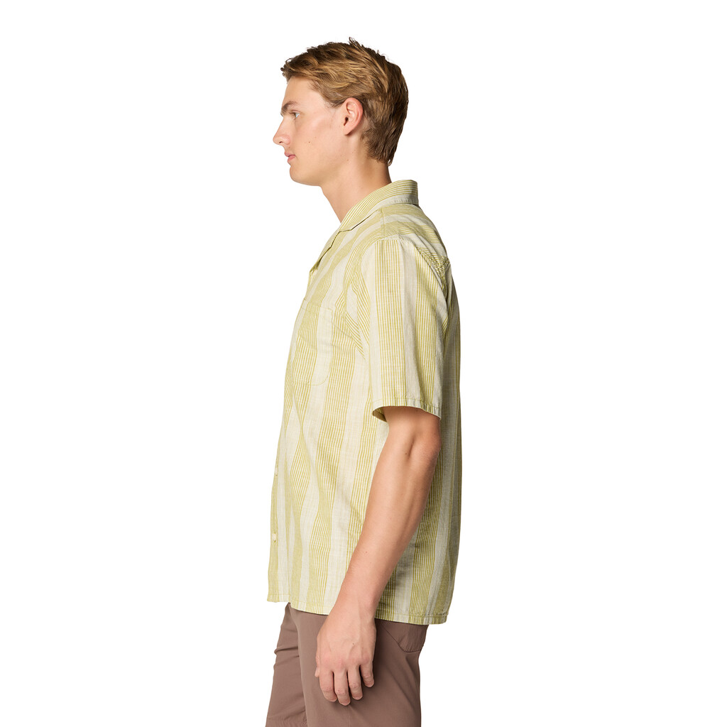 Mountain Hardwear - M Cottonwood™ Camp Lite Short Sleeve Shirt - moon moss strata stripe 354