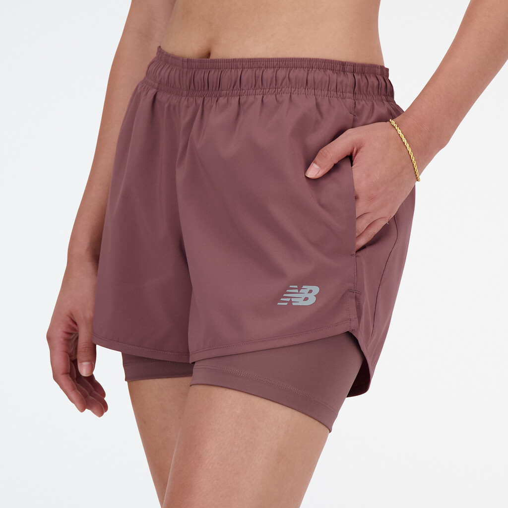 New Balance - W Sport Essentials 2 In 1 Short 3 Inch - licorice